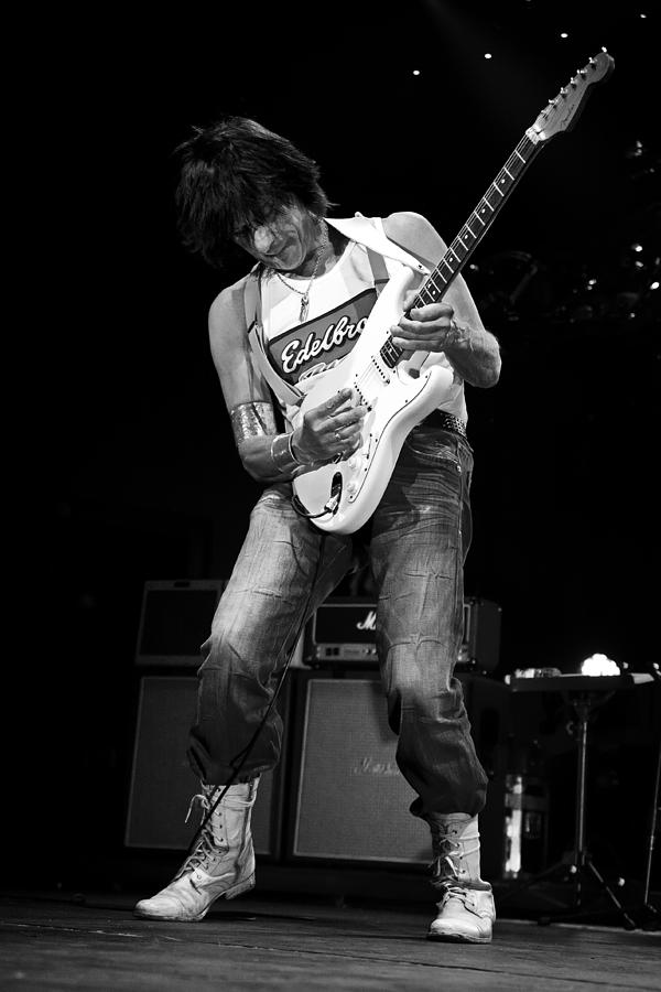 Jeff Beck Photograph - Jeff Beck on Guitar 4 by Jennifer Rondinelli Reilly - Fine Art Photography