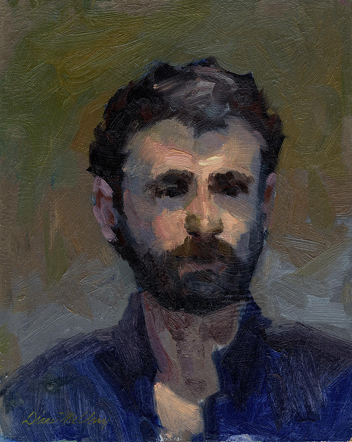 Portrait Painting - Jeff by Diane McClary