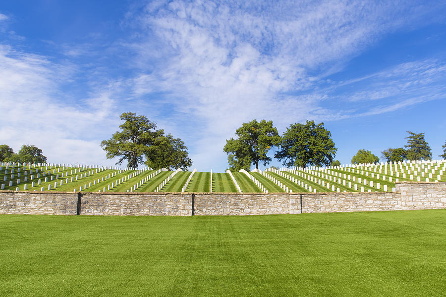 Jefferson Barracks National Cemetery Photograph by Bill and Linda Tiepelman