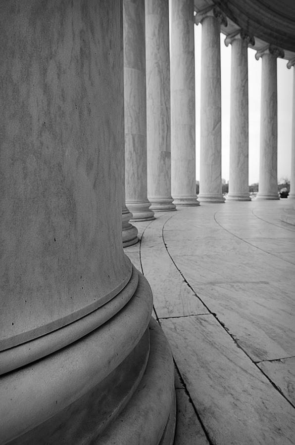 Jefferson Columns Photograph by Michael Donahue