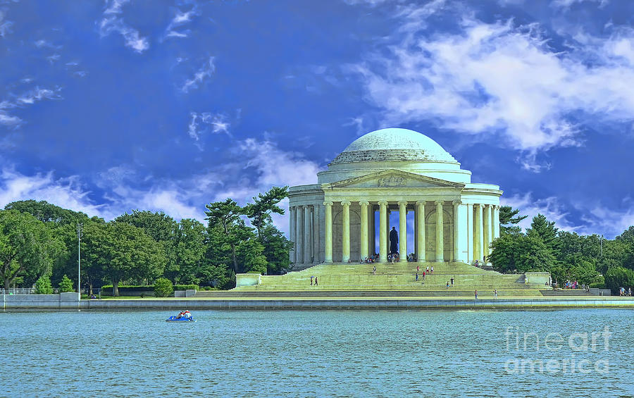 Jefferson Memorial Photograph by Allen Beatty