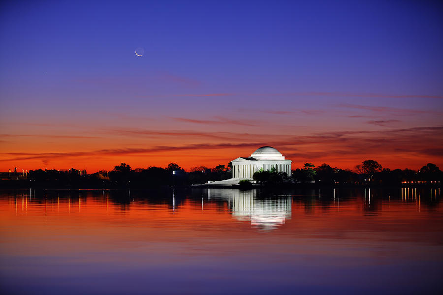 Architecture Photograph - Jefferson Memorial at Dawn by Metro DC Photography