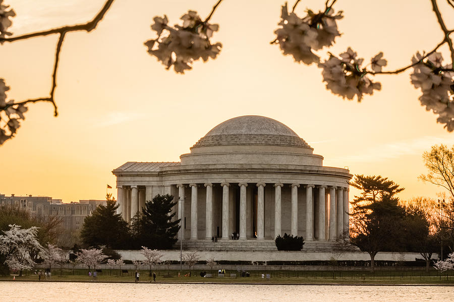 Jefferson Memorial at Sunrise Photograph by SAURAVphoto Online Store