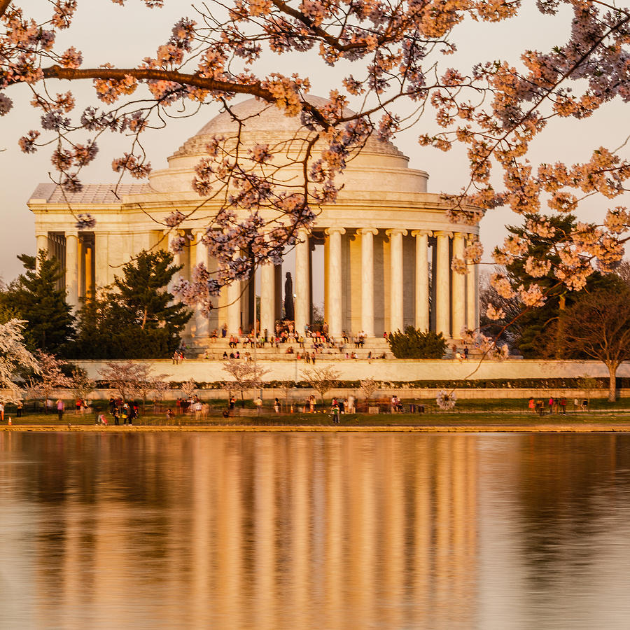 Jefferson Memorial at Sunset Photograph by SAURAVphoto Online Store