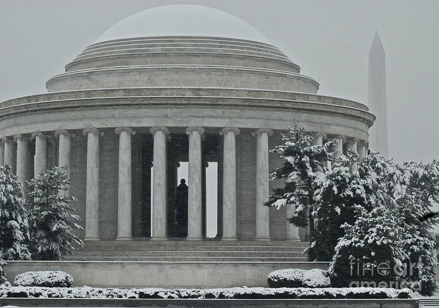 Jefferson Memorial II Photograph by Tracy Rice Frame Of Mind