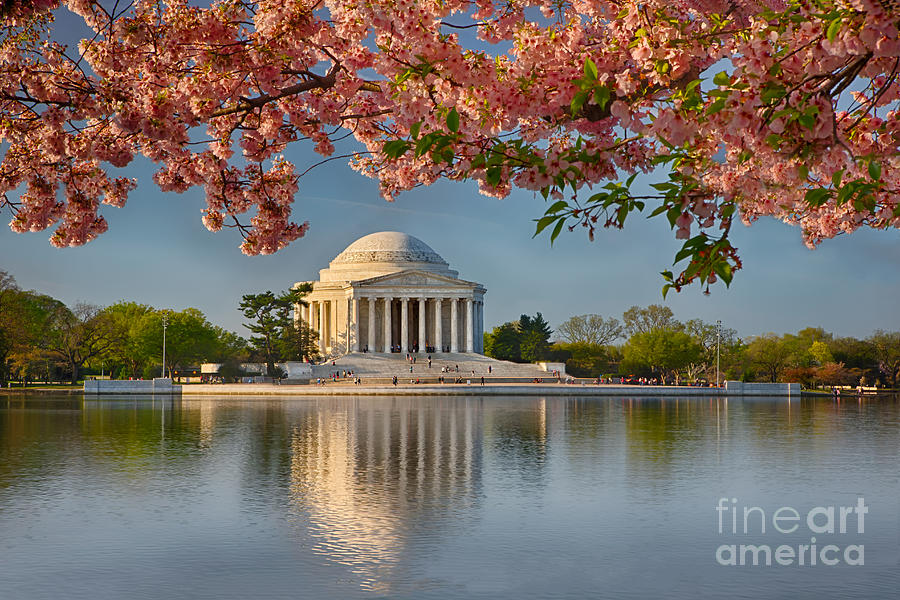 Jefferson Memorial in Spring Photograph by Jerry Fornarotto