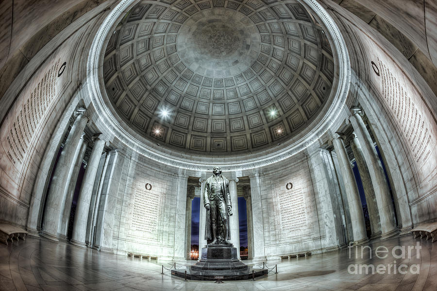 Jefferson Memorial Interior I Photograph by Clarence Holmes