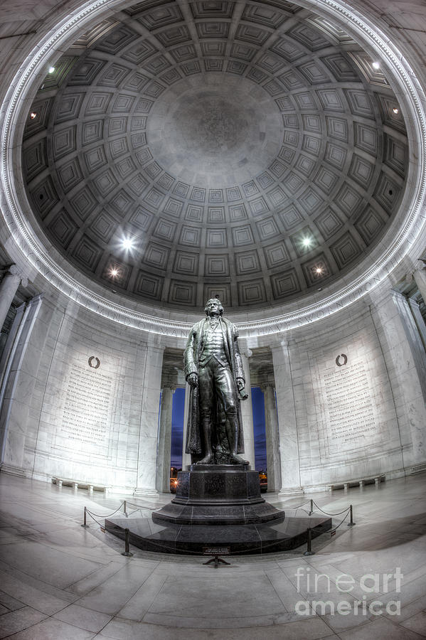 Jefferson Memorial Interior III Photograph by Clarence Holmes