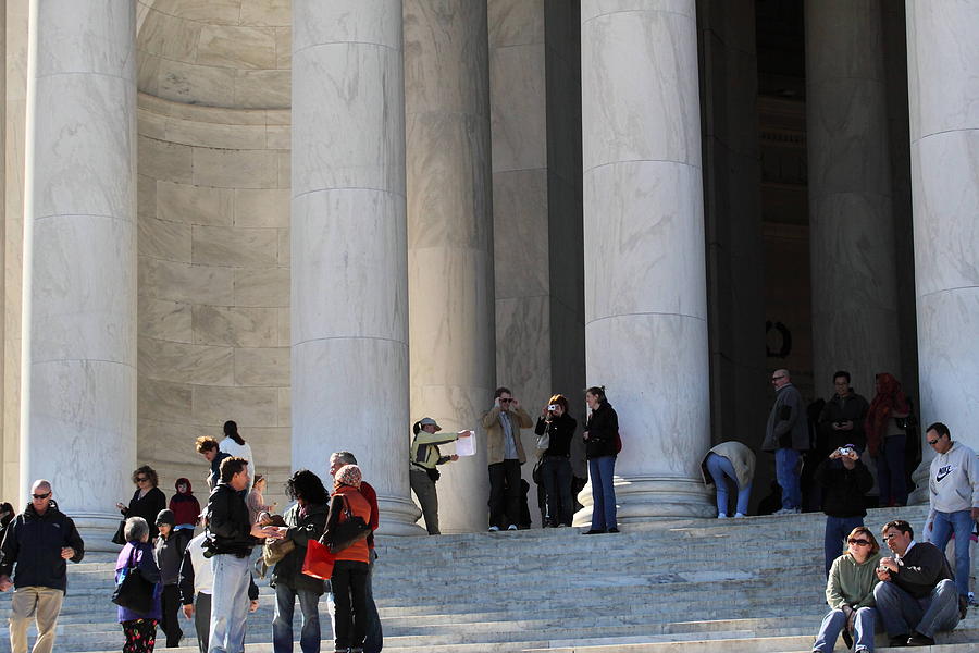 Architecture Photograph - Jefferson Memorial - Washington DC - 01132 by DC Photographer