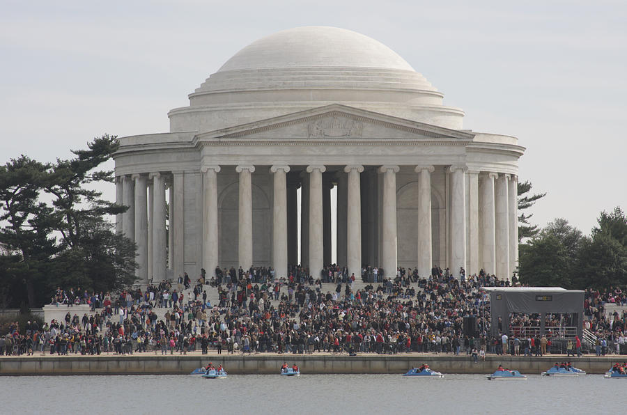 Architecture Photograph - Jefferson Memorial - Washington DC - 01134 by DC Photographer