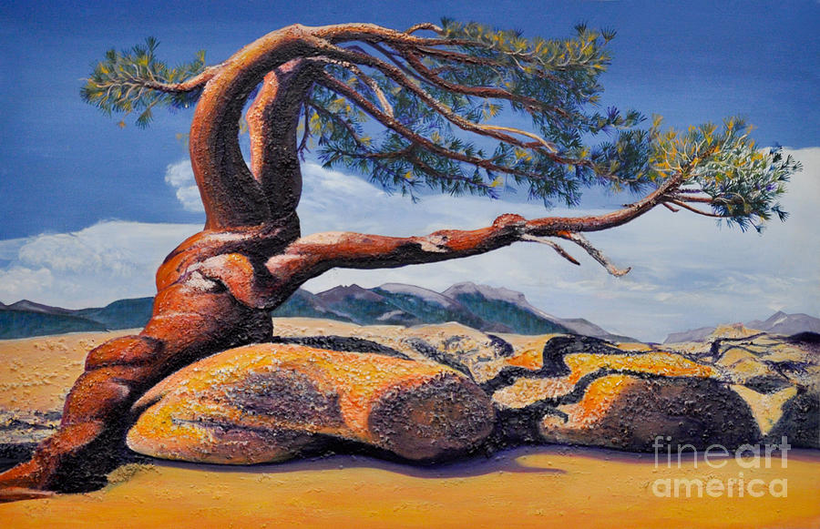Jeffrey Tree Painting by Cheryl McClure