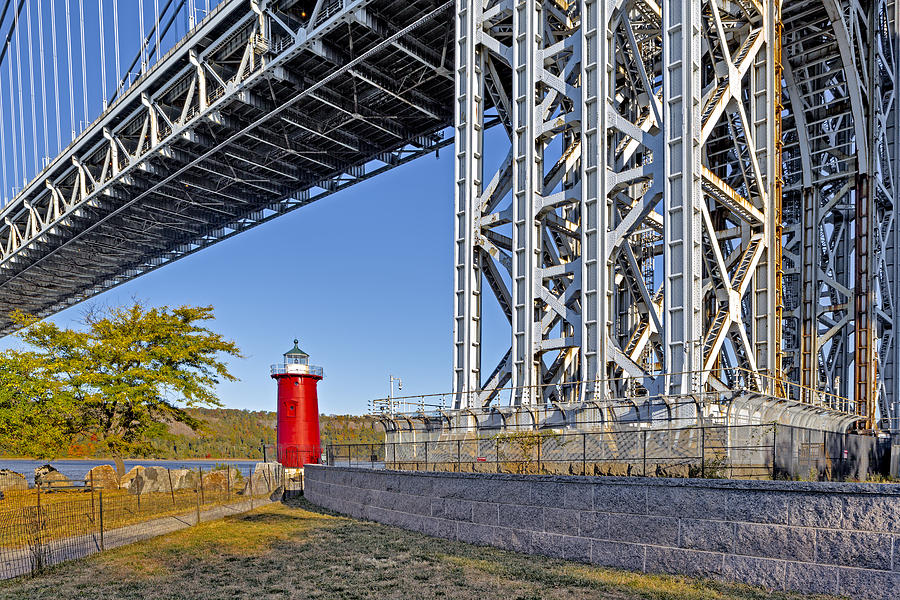 Fall Photograph - Jeffreys Hook Lighthouse III by Susan Candelario