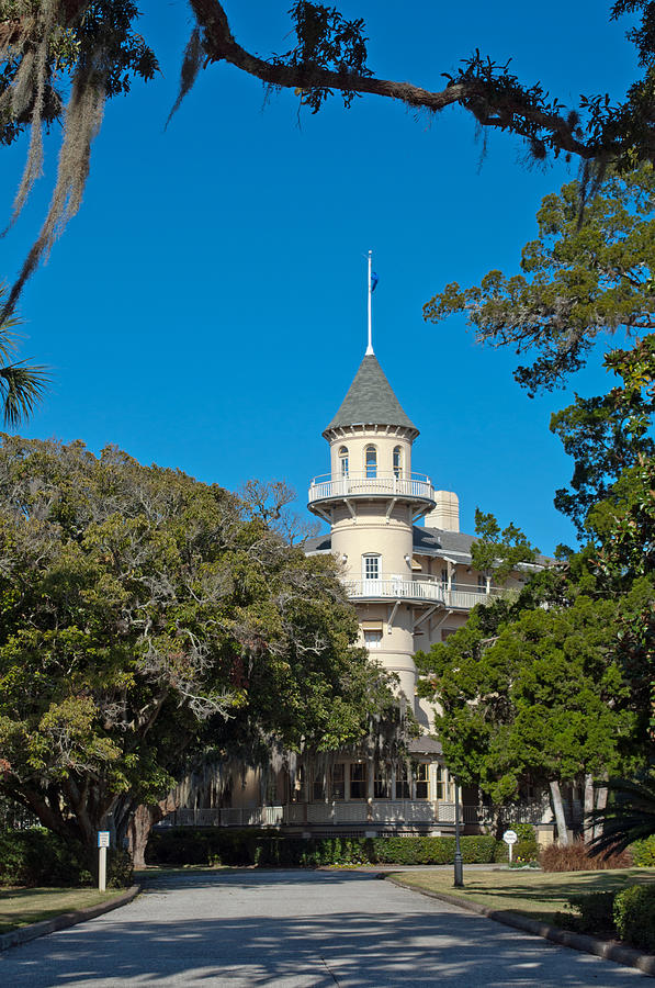Jekyll Island Club Hotel Front View Photograph by Bruce Gourley