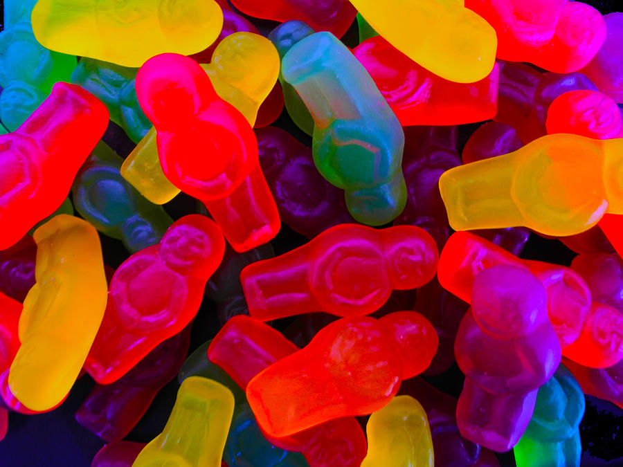 Jelly Baby Abstract 3 Photograph by Mark Blauhoefer