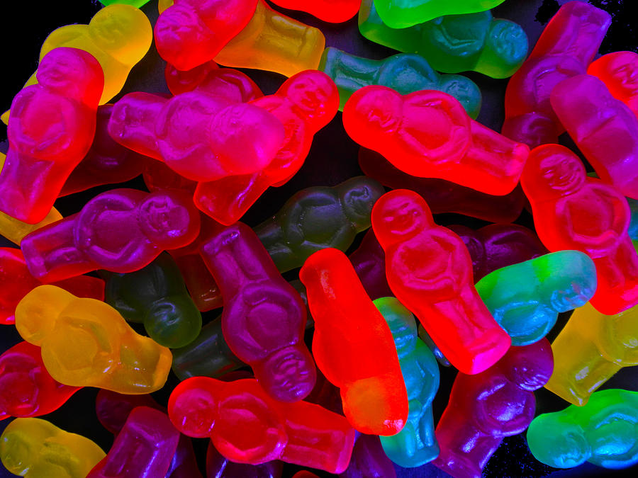 Jelly Baby Abstract 4 Photograph by Mark Blauhoefer