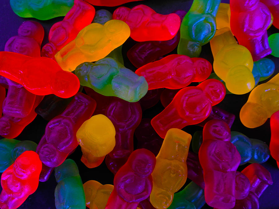 Jelly Baby Abstract 1 Photograph by Mark Blauhoefer