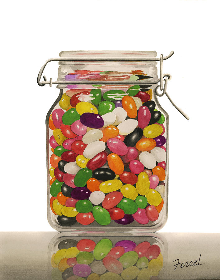 Candy Painting - Jelly Beans by Ferrel Cordle