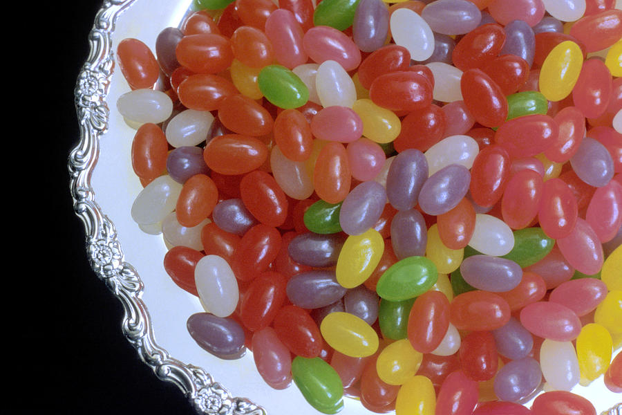 Candy Photograph - Jelly Beans by Jerry McElroy
