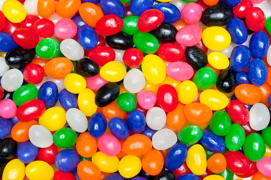 Candy Photograph - Jelly beans by Joe Belanger