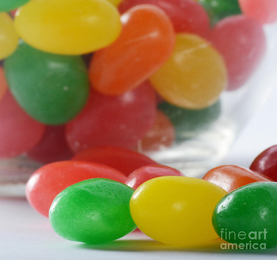 Jelly Beans Photograph by Photo Researchers, Inc.
