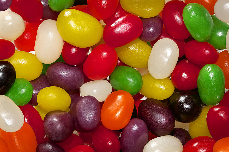 Jelly Beans Photograph by Phyllis Denton