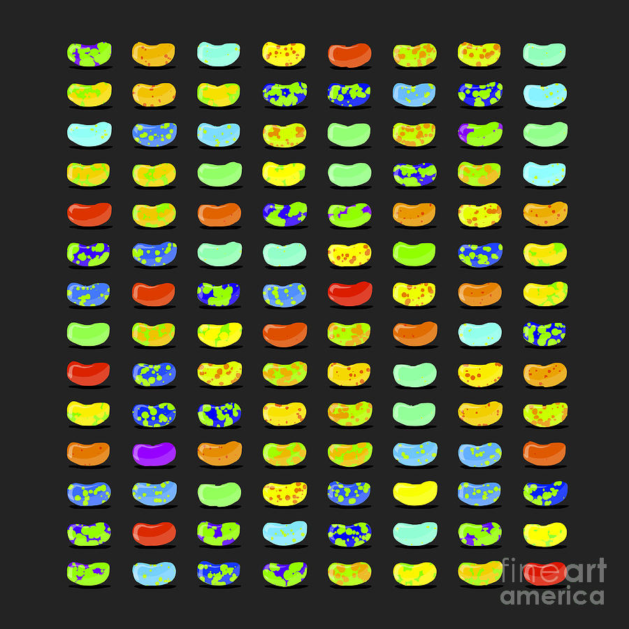 Jelly Colors Digital Art by Julio Rodriguez Jelly Colors Digital Art by Julio Rodriguez