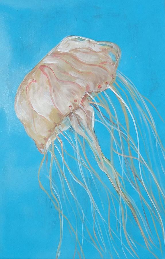 Jelly Fish Painting by Charme Curtin