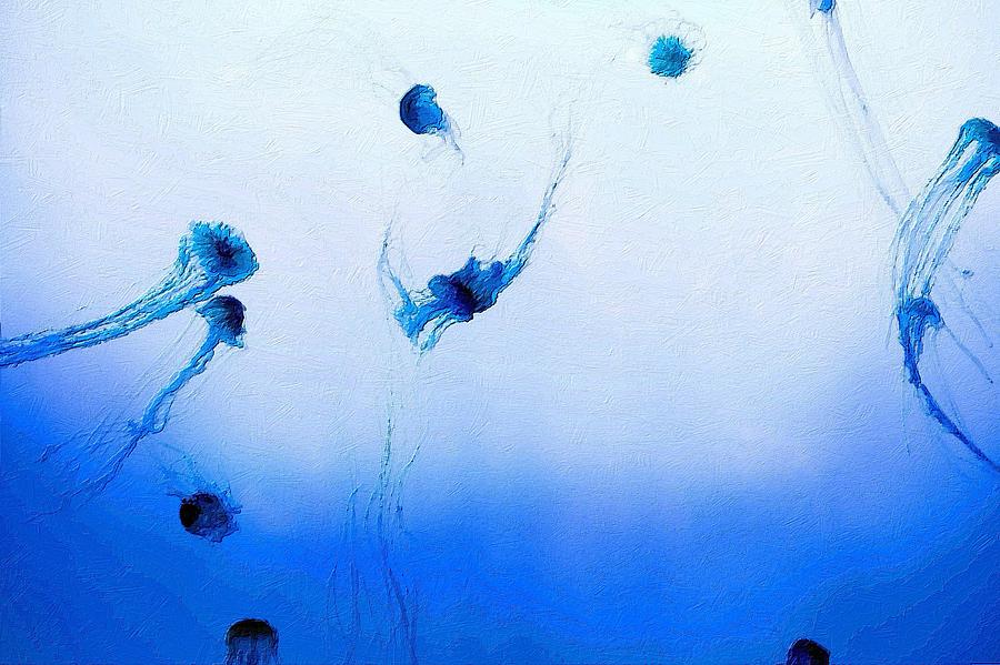 Jellyfish Symphony Painting by Florian Rodarte