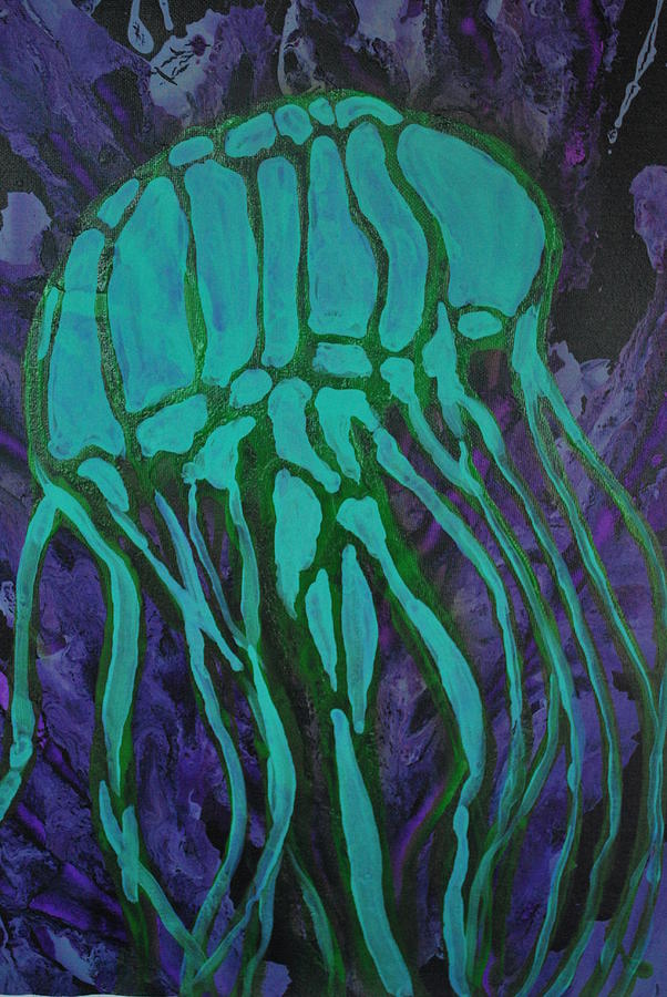 Octopus Painting - Jellyten by DC Decker