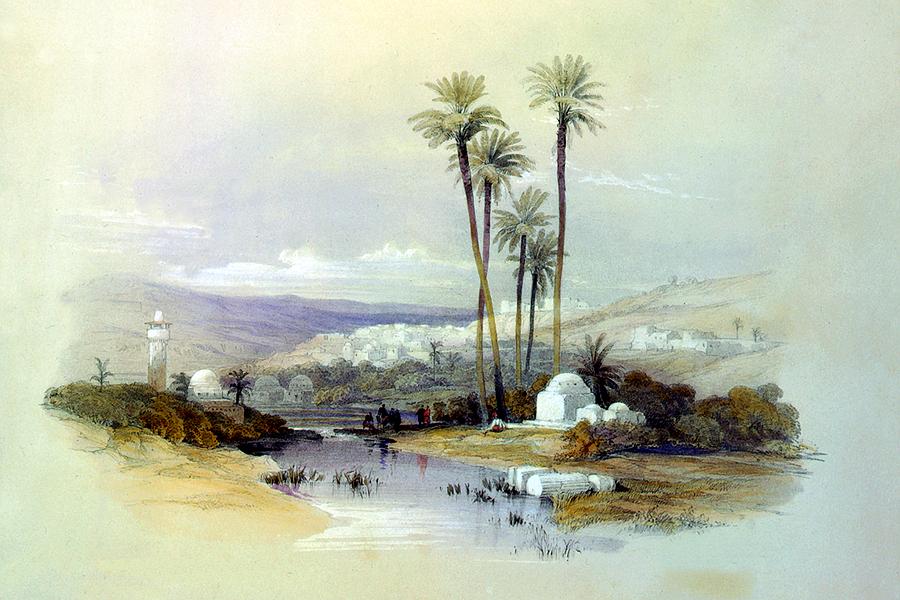 Jenin ancient Jezreel 1839 Photograph by Munir Alawi