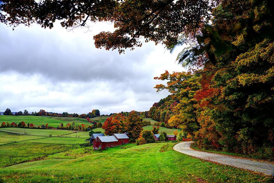 Jenne Farm in Autumn Photograph by Jean Hutchison
