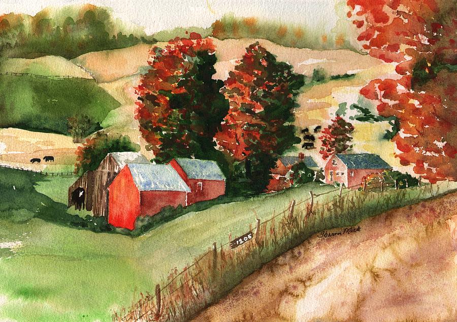 Jenne Farm Painting by Sharon Mick