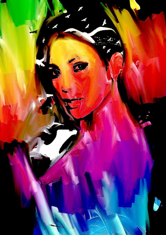 Jennifer Lopez #1 Painting by Bogdan Floridana Oana