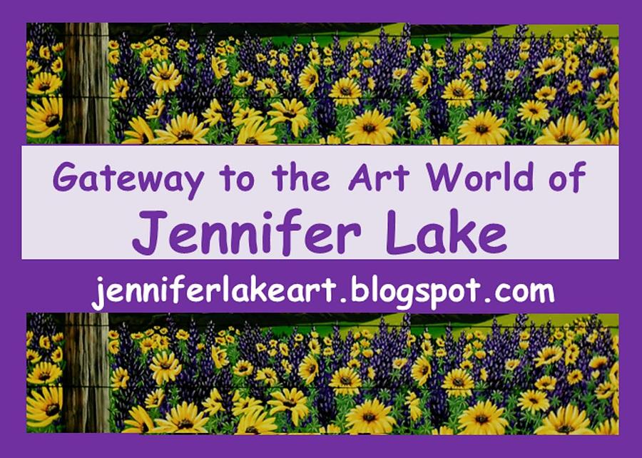 Jennifer Lake Blog Painting by Jennifer Lake