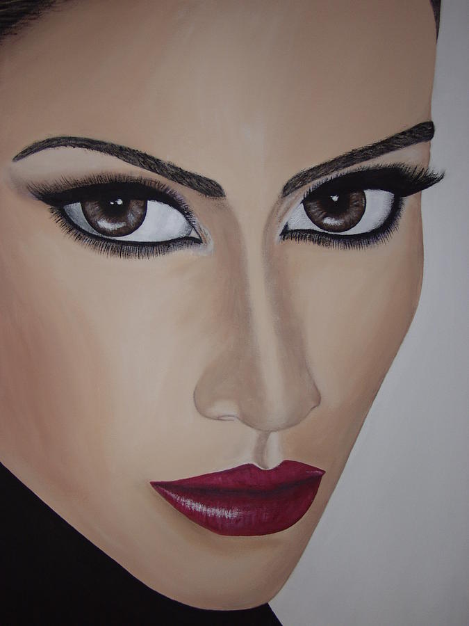 Actress Painting - Jennifer Lopez by Dean Stephens