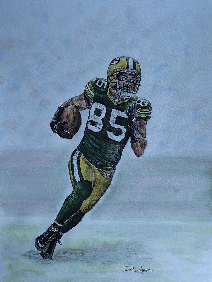 Jennings on the run Painting by Dan Wagner