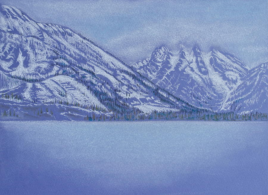 Jenny Lake - Grand Tetons Pastel by Michele Myers