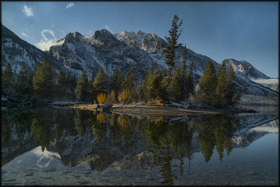 Jenny Lake Reflection Photograph by Erika Fawcett