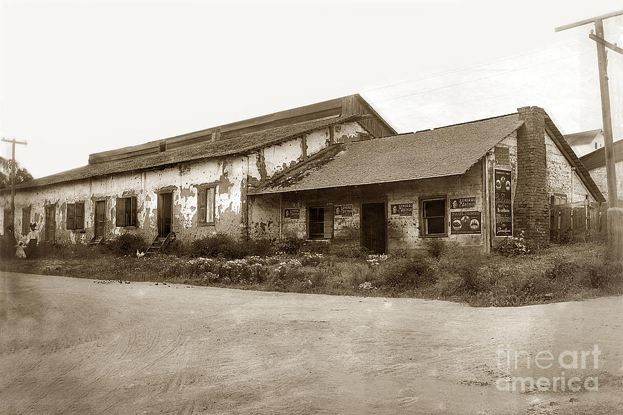 California Photograph - Jenny Lind Theatre First Theatre in Monterey California circa 1899 by Monterey County Historical Society