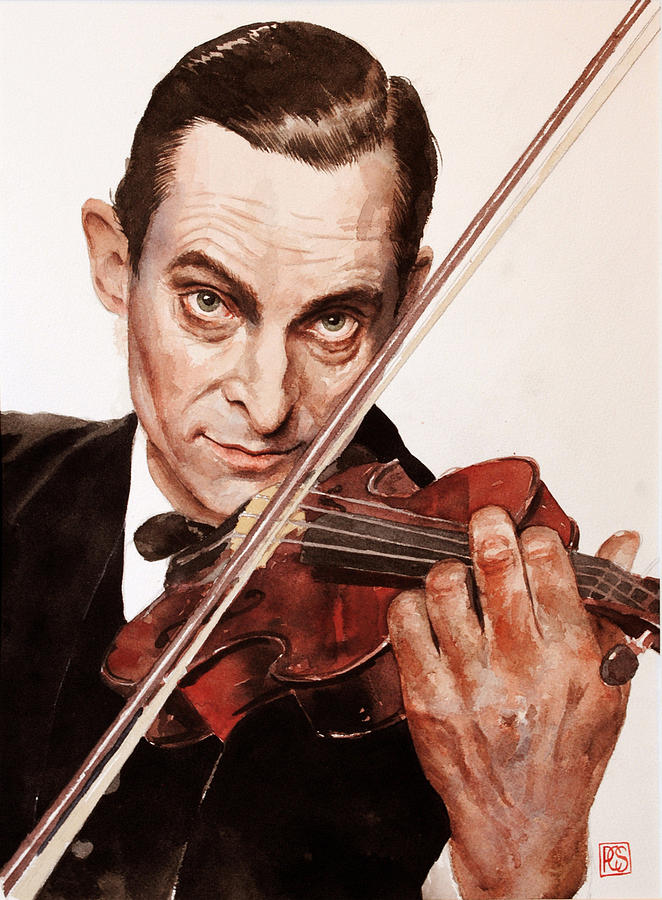 Sherlock Holmes Painting - Jeremy Brett by Penny Crichton-Seager