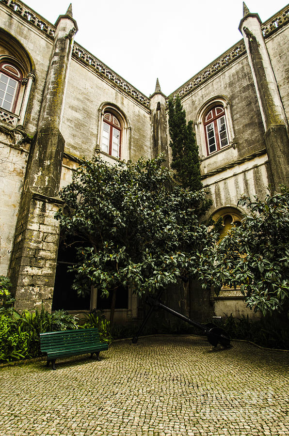 Jeronimos Monastery Courtyard Photograph by Deborah Smolinske