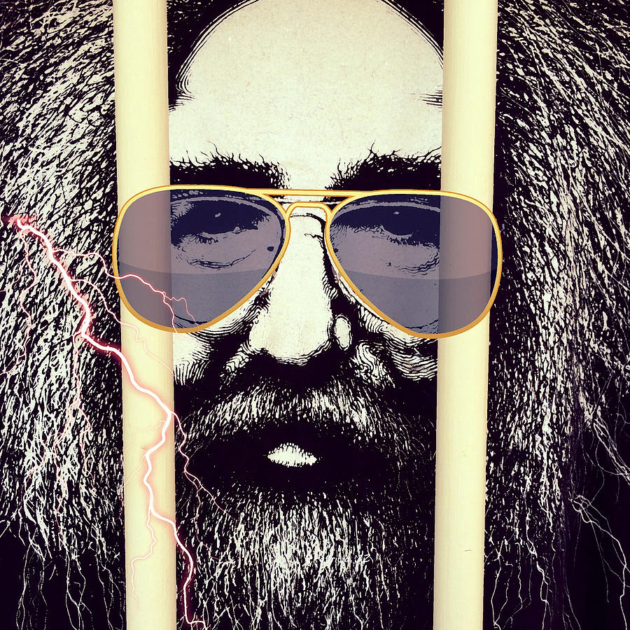 Jerry Garcia Can See You ... Grateful Dead Digital Art