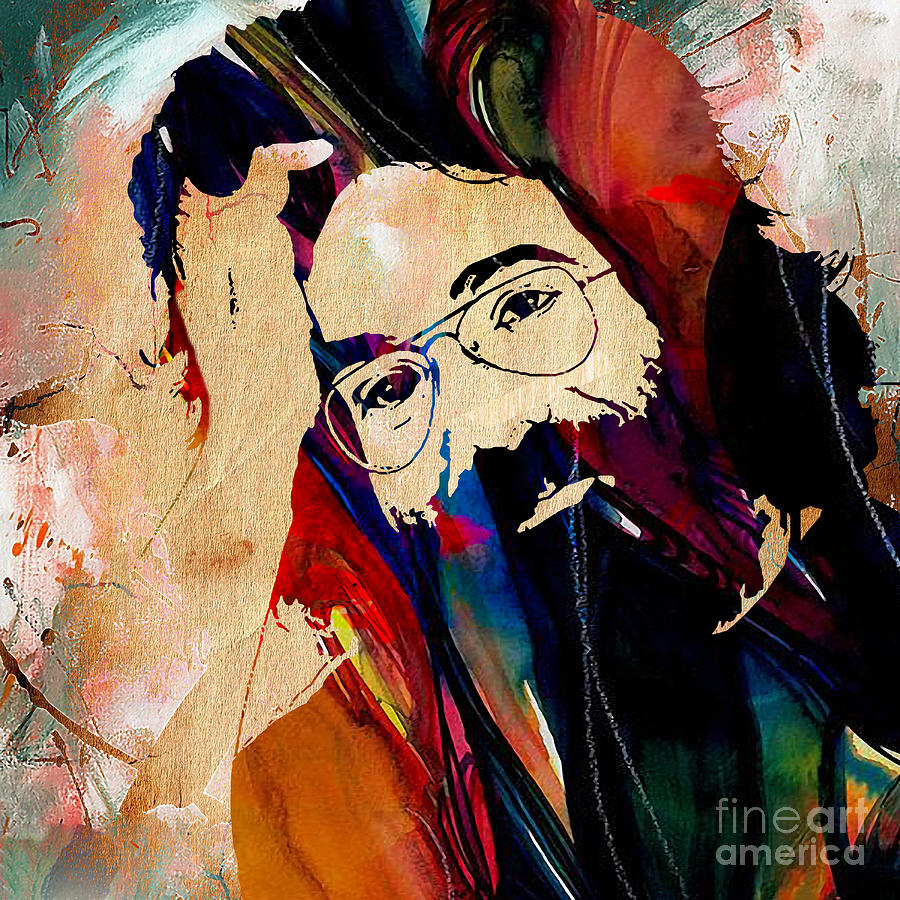 Jerry Garcia Grateful Dead Mixed Media by Marvin Blaine