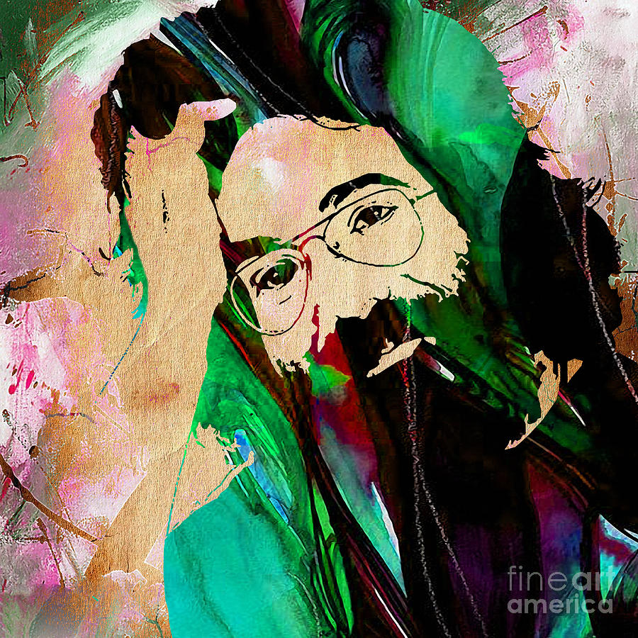 Grateful Dead Mixed Media - Jerry Garcia by Marvin Blaine