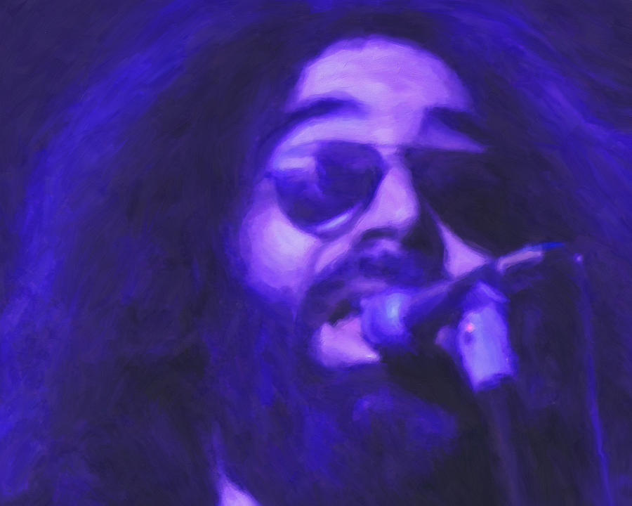 Jerry Garcia Painting by Michael Pickett