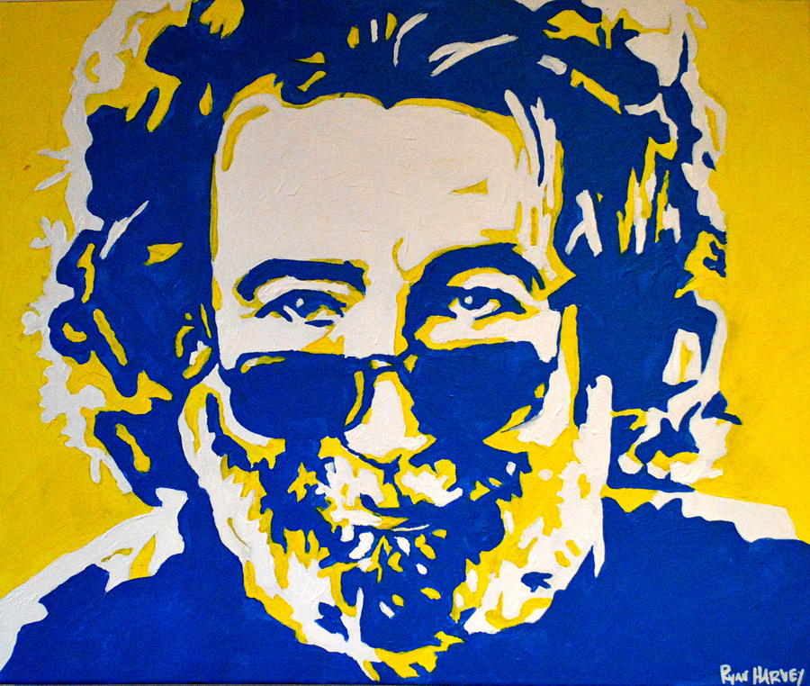 Grateful Dead Painting - Jerry Garcia by Ryan Harvey