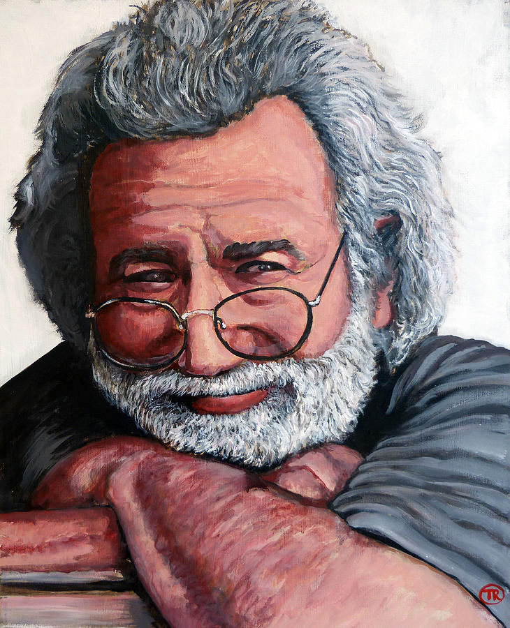 Jerry Garcia Painting by Tom Roderick