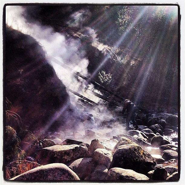 Nature Photograph - Jerry Johnson Hot Springs by Valerie Olivas