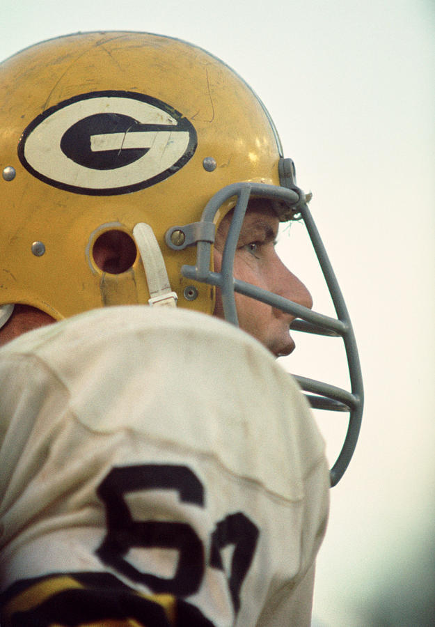 Football Photograph - Jerry Kramer Close Up by Retro Images Archive