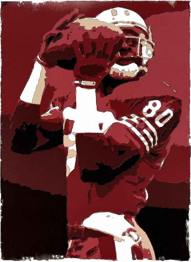 Jerry Rice Poster Art Painting by Florian Rodarte